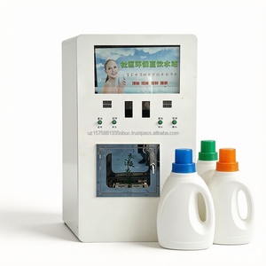 Estación de Recarga a Granel YISO con Tanques de Almacenamiento de Líquido de 20L*6, Máquina Expendedora de Lavado, de Acero Galvanizado para Exteriores - Product Image 1