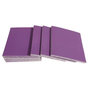 15 Uds púrpura 115*125mm esponja papel de <span class=keywords><strong>lija</strong></span> 400 <span class=keywords><strong>600</strong></span> 800 almohadilla abrasiva de grano para pintura de coche parachoques piezas de plástico pulido <span class=keywords><strong>agua</strong></span> seca OEM - Product Image 1