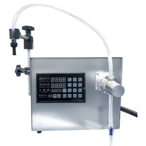 เครื่องบรรจุน้ำผลไม้กึ่งอัตโนมัติประสิทธิภาพสูงสำหรับบรรจุเยลลี่ น้ำแอปเปิ้ล ลงในซองแบบตั้งได้พร้อมพวยกา - Product Image 3