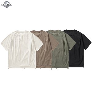 Camiseta Deportiva de Secado Rápido para <span class=keywords><strong>Hombre</strong></span>, Personalizada al por Mayor, con Estampado de Patchwork, Poliamida y Elastano, para Gimnasio y Running, Manga Corta - Product Image 3
