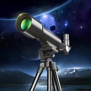 Telescopio Astronómico Metálico para Niños con Ocular de 1.969 Pulgadas y Apertura de 14.173 Pulgadas - Product Image 4
