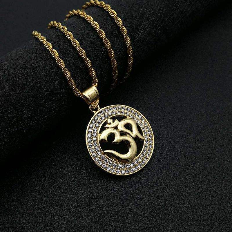 Gold Single Pendant Without Chain