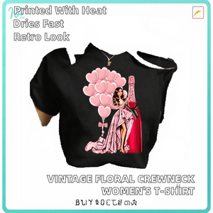 Camiseta de Cuello Redondo Transpirable con Encaje de Flores Hawaianas de Estilo Vintage para Mujer, Logotipo Personalizado de Alta Calidad, Venta al por Mayor de Moda - Product Image 2