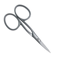 Ciseaux à ongles professionnels en acier inoxydable, lame courbée, pour éliminer les peaux mortes, coupe-cuticules aiguisé, pour droitiers, durables