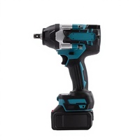 Ensemble personnalisable de clé à chocs sans balais et meuleuse d'angle 21V rechargeable au lithium, avec mallette rigide en plastique, garantie 1 an, OEM