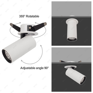 Xoay <span class=keywords><strong>Led</strong></span> Trần <span class=keywords><strong>Downlight</strong></span> 7W 12W <span class=keywords><strong>13W</strong></span> 14W Trong Nhà Thương Mại AC85-265V <span class=keywords><strong>COB</strong></span> Ánh Sáng Tại Chỗ Có Thể Gập Lại <span class=keywords><strong>LED</strong></span> Đèn Sân Bay - Product Image 2