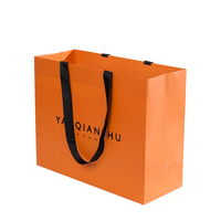 Bolsa de Compras de Papel Kraft Reciclado Clásica al por Mayor con Logotipo Impreso Personalizado para Promoción y Uso en Supermercados