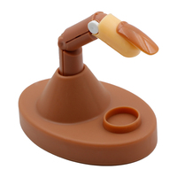 Outil d'entraînement de manucure pour la pratique, avec joint articulé détachable et flexible, motif doigt du milieu, en plastique, personnalisable en couleur, vente en gros
