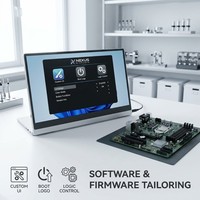 Écran tactile portable OEM personnalisé de 15,6 pouces FHD 1080P IPS avec port Type-C HD, compatible avec les ordinateurs portables et les jeux