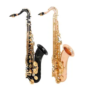 Goede Prijs Groothandel Lade B-Flat Tenor Saxofoon Met De Hand Gesneden Abalone Shell Body Band Spelen Saxofoon Professioneel