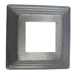 Feuille et fleur ornementales en métal estampé pour <span class=keywords><strong>la</strong></span> base de poteau de clôture de porte en fer - Product Image 1