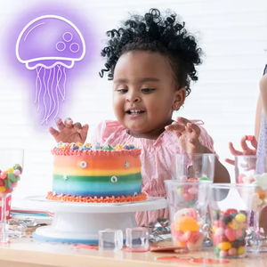 Lámpara medusas <span class=keywords><strong>LED</strong></span> luces de neón para regalos de Cumpleaños de Niños para decoración de pared <span class=keywords><strong>OK</strong></span> gesto luces <span class=keywords><strong>LED</strong></span> con luz ajustable - Product Image 6