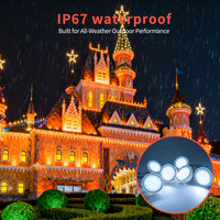 Éclairage d'attraction RVB 24V, projecteur LED étanche IP68, éclairage LED cabochon de qualité supérieure pour manèges et fêtes foraines