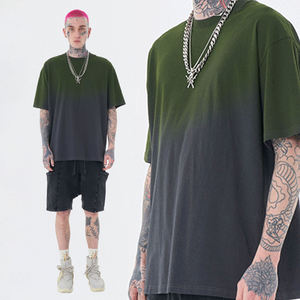 Fabricant en gros personnalisé 200g 100% coton vierge à épaules tombantes t-shirt grande taille pour hommes t-shirts - Product Image 5