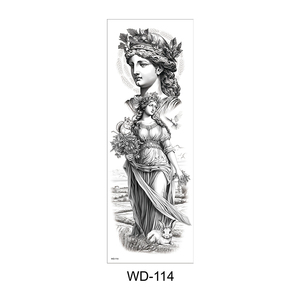 Pegatinas de tatuaje temporal personalizadas de nuevo estilo, impermeables para hombres, brazo completo, pegatina de tatuaje <span class=keywords><strong>cristiano</strong></span> de Jesús - Product Image 6
