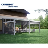 Autonome personnalisé Aluminium Double Verre Trempé Solaires Maison d'été Préfabriqué Hiver Jardin Chambre Casa Solarium
