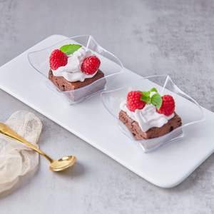 Tazze monouso antipasto <span class=keywords><strong>per</strong></span> feste Yogurt Parfait gelato budino Mousse insalata verdure Snack Mini Dessert <span class=keywords><strong>ciotole</strong></span> da portata - Product Image 6