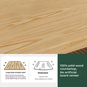 Modern Cream Style Square <strong>Coffee</strong> <strong>Table</strong> Solid Wood Creative Log Design Home Furniture for Small Apartment Minimalist Living Room - Product Image 5