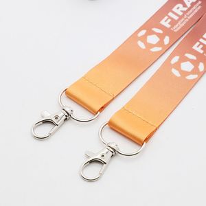 Custom Gradient Invitational Neck Lanyards Heat Transfer Safety Breakaway <b>Buckle</b> Lobster Clasp Football Event Lanyard Keychain - Product Image 2