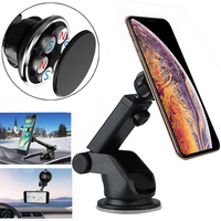 Support magnétique universel pour téléphone à bras long, installation facile, ventouse pour tableau de bord, pare-brise, fenêtre