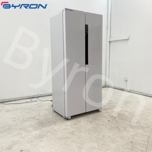 380L Side by Door Fridge With Water Dispenser Ice Maker Mechanical Dual-Temperature White Home Refrigerator Home Fridge - Product Image 6