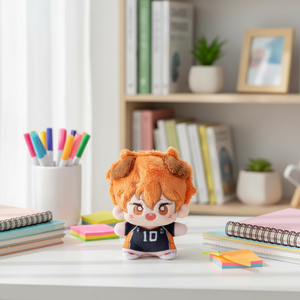 4 Diseños de Figuras de Anime Estilo Japonés, Muñeco de Peluche de Dibujos Animados Haikyu, Hinata Shoyo, Figura de Peluche Suave, Juguetes de 10 cm, Muñeca de Algodón - Product Image 3