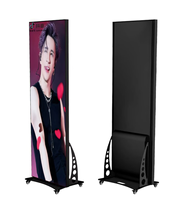 Afficheur LED intérieur MDS P2.5 640*1920mm SMD couleur intégrale 3840HZ Système Android avec roulettes Garantie 2 ans Utilisation publicitaire