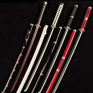 Espada Katana de Anime de 100 CM, Accesorio de Cosplay de Dibujos Animados, ONE PIECE, Zoro, Qiu Shui Xue Zou, Sandai Ninja, <span class=keywords><strong>Kitetsu</strong></span>, Artesanía en Madera - Product Image 1