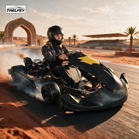 Go Kart de Gasolina para Adultos, 225cc, 9.5HP, Sistema de Frenos Hidráulicos, Karting de Pista, Pedal de Alta Velocidad, Certificado CE, Resistente