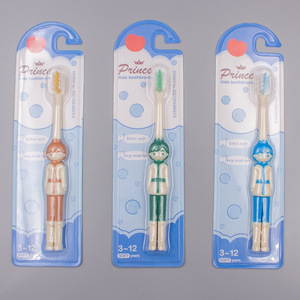 แปรงสีฟันเด็กปริ้นซ์สไตล์ ขนแปรงนุ่ม 15.5 ซม. สำหรับใช้ในบ้าน - Product Image 2