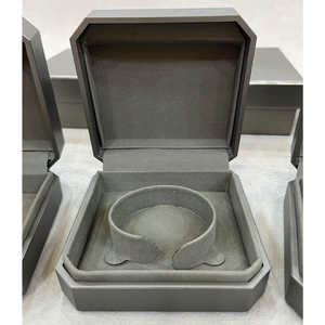 Factory Direct Custom Logo Grey Luxury Jewelry <b>Gift</b> Box for Ring Necklace Bracelet <b>Earring</b> Pendant,Brand Jewelry <b>boxes</b> - Product Image 2