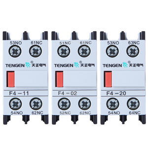 Contact auxiliaire Tengen F4-11 pour contacteur AC CJX2 avec structure 1600, durée de vie mécanique - Product Image 4