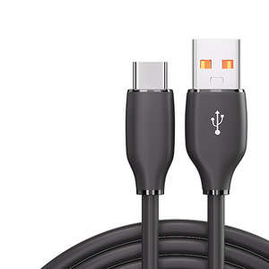 Cable de datos de silicona tipo C de 1m de carga rápida para teléfono móvil Xiaomi Huawei - Product Image 4