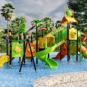 Équipement de jeux aquatiques d'extérieur à bon prix, parc aquatique pour enfants, toboggans aquatiques pour enfants - Product Image 6