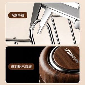 Stainless Steel Wall Mounted Storage <b>Basket</b> With Suction Cup Bathroom Organizer Ventilated Drainage Rack - Product Image 2