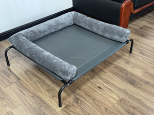 Automne hiver moyen grand <span class=keywords><strong>chien</strong></span> lit écologique <span class=keywords><strong>coussin</strong></span> pour animaux <span class=keywords><strong>de</strong></span> compagnie canapé amovible lavable mémoire éponge solide <span class=keywords><strong>forme</strong></span> carrée chenil chats - Product Image 3