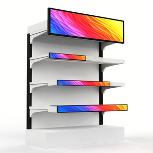 SKYSEEN Wholesale Manufacture Supermarket Display Cabinet <strong>Screen</strong> Strip LCD Store <strong>Shelf</strong> Stretch Full Color Digital Display Moq1 - Product Image 1