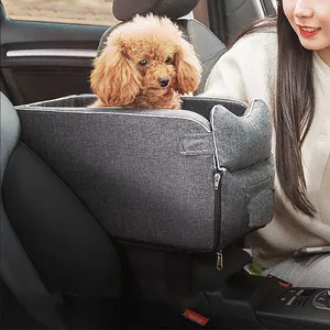 Console Dog Car Seat Dog Car Nest Car Control Console Pet Nest Pet Booster Seat Portable Dog Habitat Bed