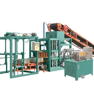 Factory Price Hydraulic Semi Automatic Fully Automatic Concrete Brick Making Machinery QT4-20