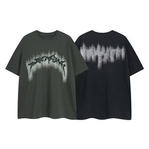 High Quality Men's Clothing <strong>Tshirts</strong> <strong>Pulping</strong> Printing Blank Casual Fashion Oem logo Design Custom 3D Printing Men T-shirts - Product Image 1