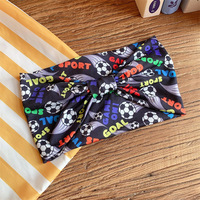 Diadema deportiva unisex de 12 cm con estampado de fútbol FLY WISH al por mayor, accesorios para el cabello personalizados de fábrica, los más vendidos transfronterizos