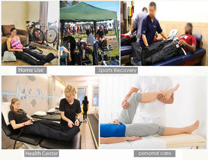 Bomba de Compresión Deportiva, Sistema de Terapia de Masaje de Piernas por Compresión de Aire, Masajeador, Botas de Recuperación de Terapia de Presión - Product Image 3