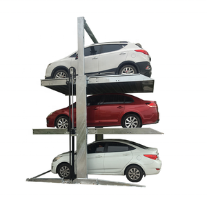 Sollevatore di Parcheggio a Due Colonne per Tre Auto/Sollevatore per Deposito Auto/Sollevatore Idraulico per Parcheggio DTPP609 - Product Image 2