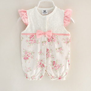 Compra al por Mayor de Ropa para Bebés, Lindos Monos Florales para Bebés Niñas de China - Product Image 1