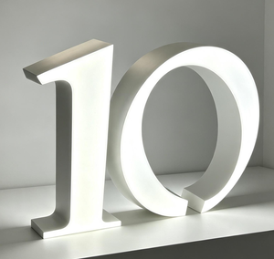 Letras Árabes 3D de Resina Epoxi LED, Letrero Luminoso para Exteriores con Transformador de CA, Resistente al Agua IP65, para Automóviles y Empresas - Product Image 2