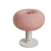 Lampe de nuit LED 3D en verre en forme de champignon, design original, rechargeable, commande tactile, multicolore, moderne et minimaliste pour la maison
