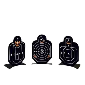 Accessori per pistole a proiettile morbido piccolo giocattolo da tiro al bersaglio in acciaio all'ingrosso di accessori per pistole modello di addestramento per riprese