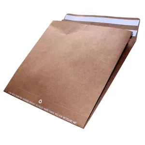 Saco postal/envelope/sacos de papel expansível, produtos de venda quente biodegradáveis, sacos de papel kraft marrom para embalagem, Shanghai