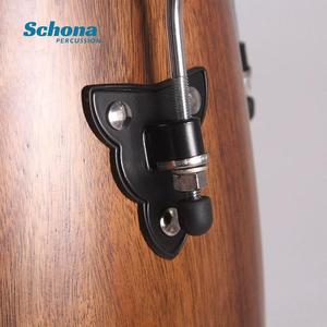 Conjunto de Tambores <span class=keywords><strong>Conga</strong></span> Latinos de 10 y 11 Pulgadas con Soporte, Cuerpo de Madera Maciza, Tambor de Mano de Piel de Vaca Natural para Actuaciones en Bares y Escenarios - Product Image 5