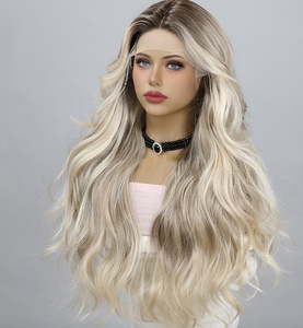 <span class=keywords><strong>2025</strong></span> New Châu Âu và Mỹ thời trang phía trước ren tóc giả tóc dành cho phụ nữ - Product Image 3